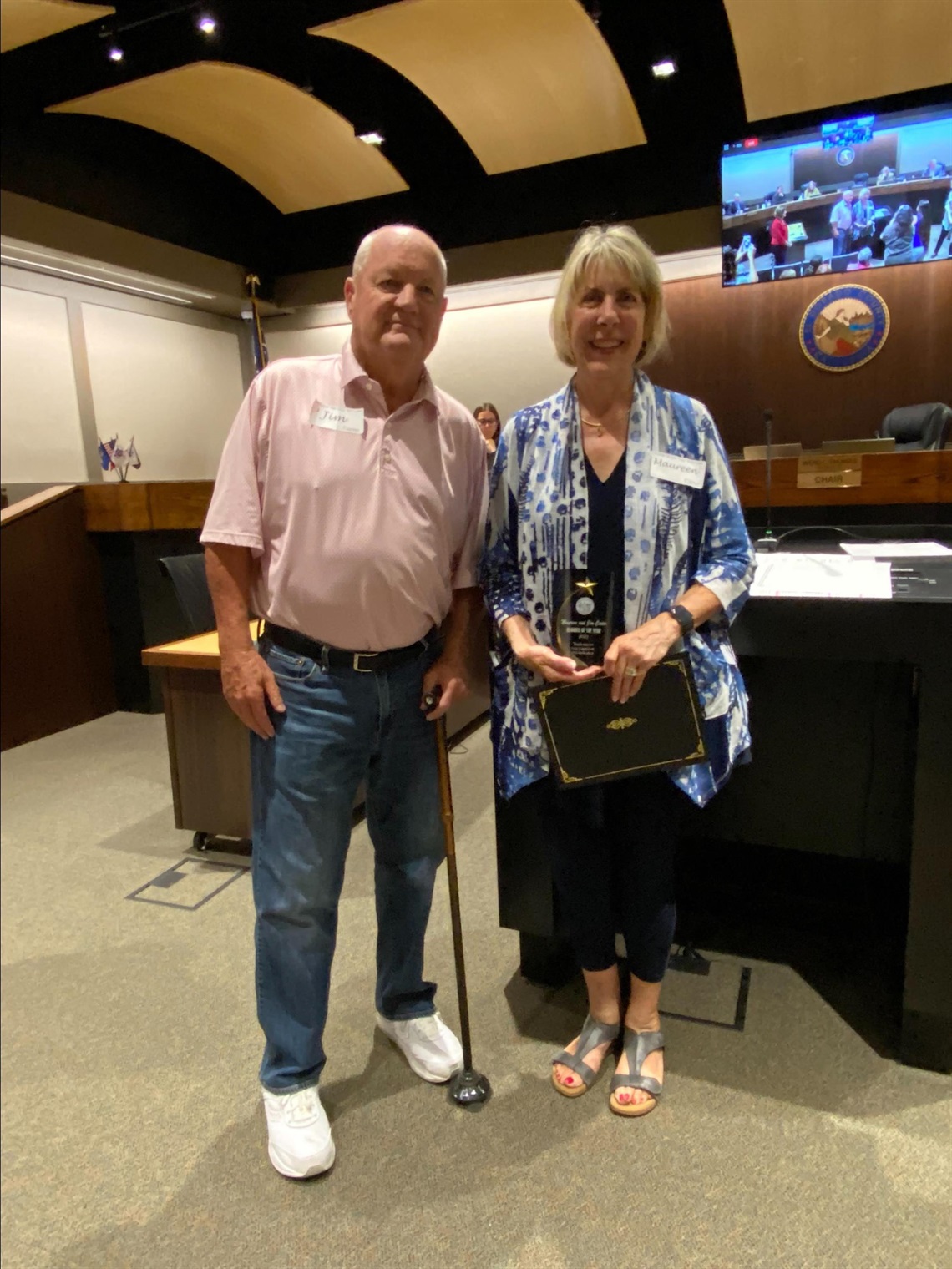 Jim and Maureen Carter 2023 Senior of the Year Award