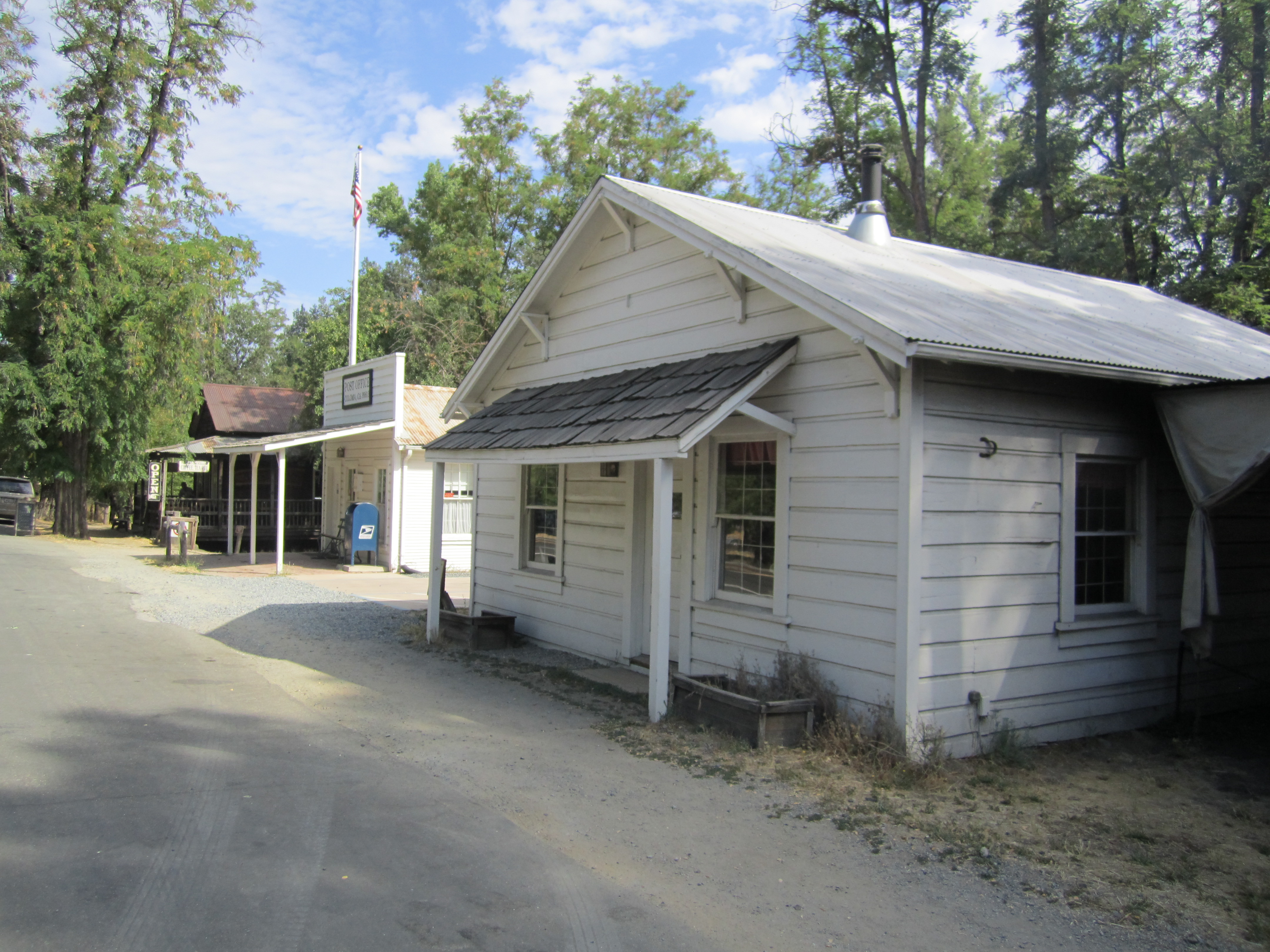 photo of historic buildings in Coloma, California