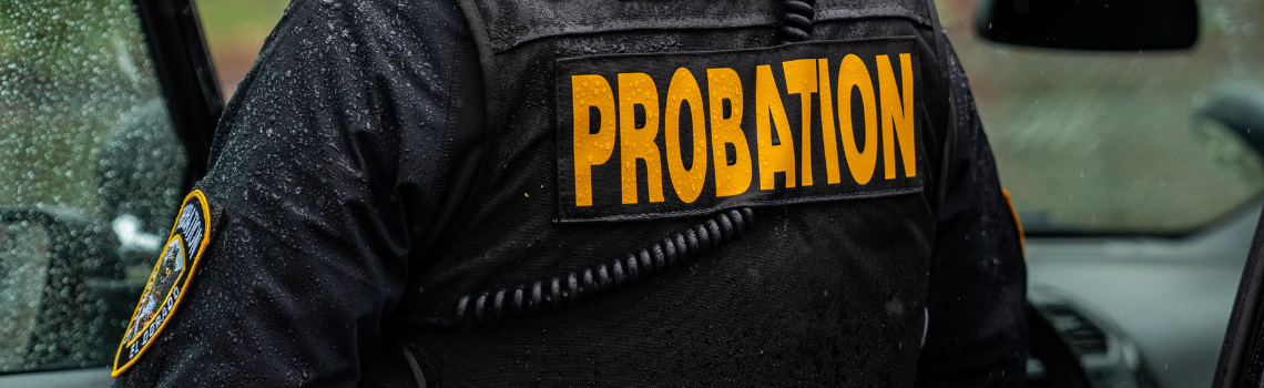 Officer in Rain Photo