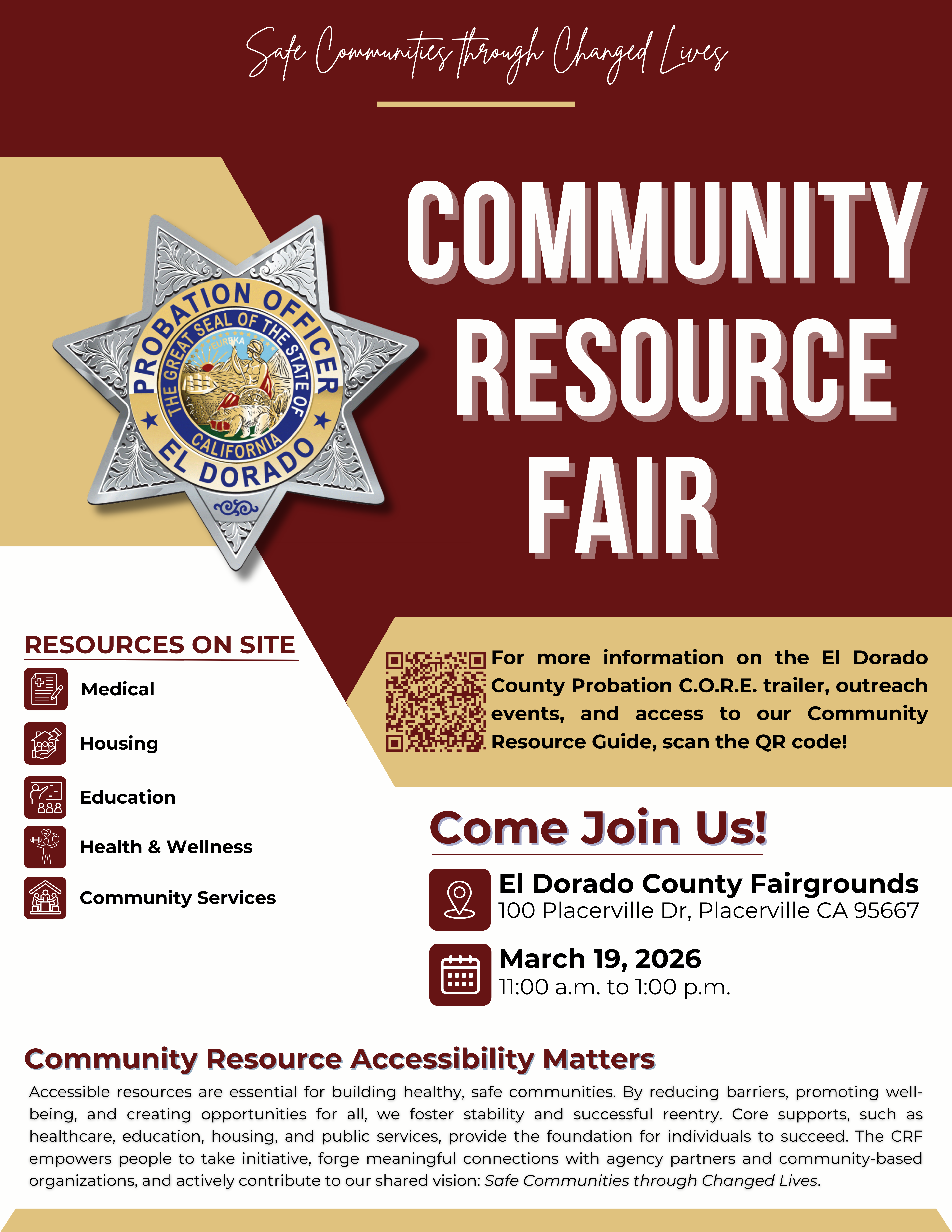 Image of Community Resource Fair Flyer